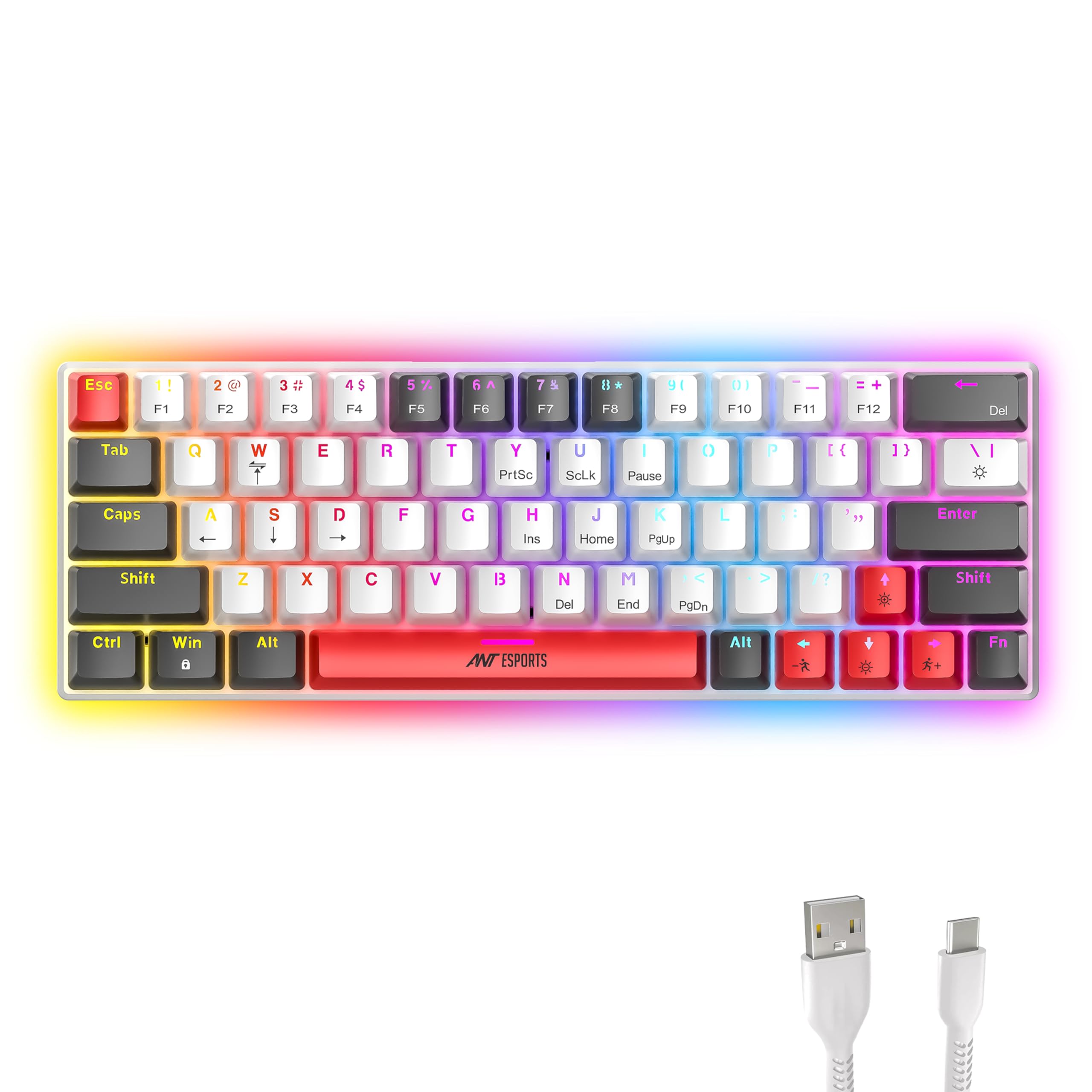 Ant Esports MK700 V2 TKL Keyboard - RGB & Waterproof -9 Ant Esports MK700 V2 TKL Keyboard - RGB & Waterproof -9