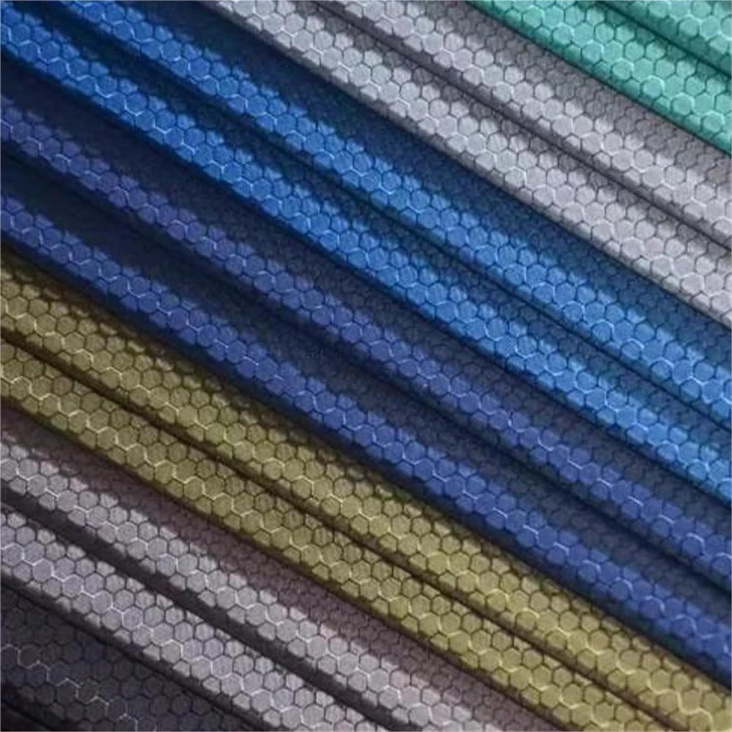 Sewing Supplies 1PCS 210D Honeycomb Jacquard Oxford Fabric Waterproof PU Coating Backpack Storage Bag Material DIY Sewing Craft Clothing Supplies Soft Fabric(13)