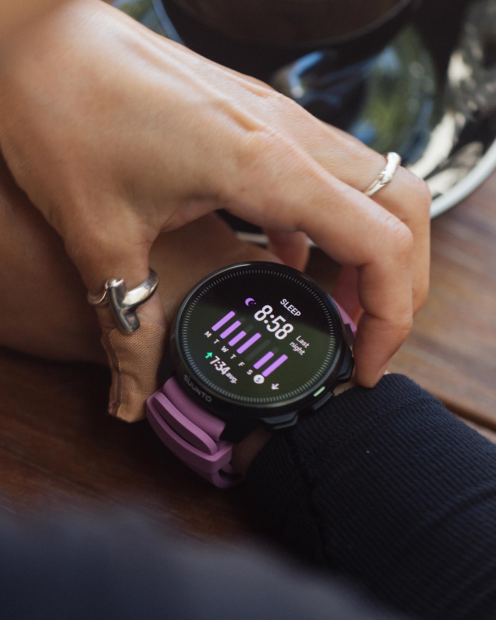 SUUNTO Pasek do Zegarka 22 Div1 Silicone Strap Wildberry S+M