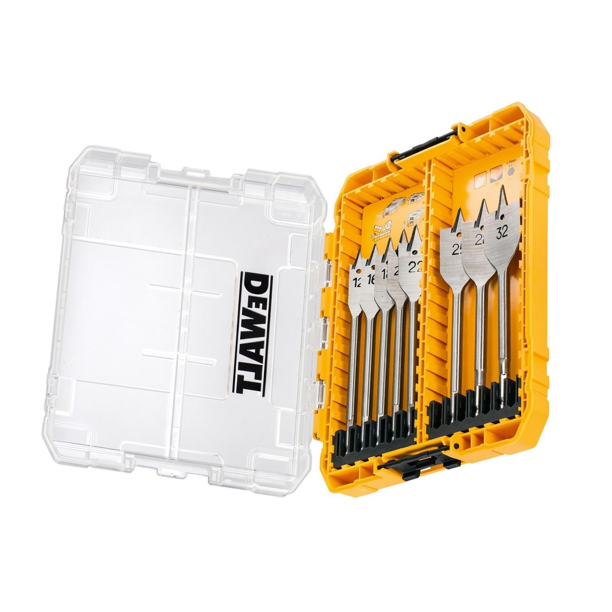 DeWALT Power Tools - DT70750 Flat Drill Bit Set, 8 Piece