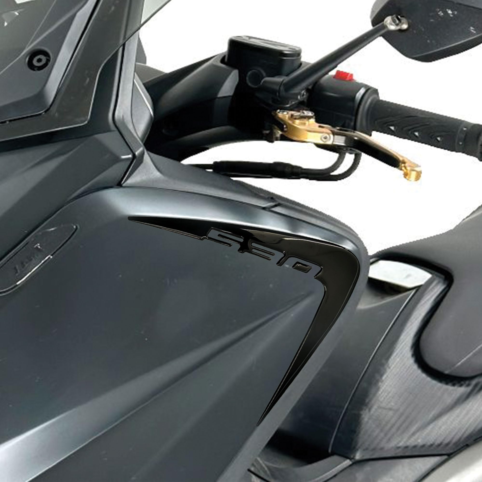 Labelbike 2er Set 3D Kantenschutz-Aufkleber Für Yamaha TMAX 530 2012-2016 – Handmade In Italy