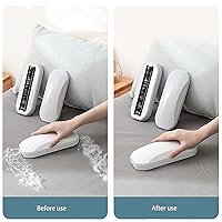 Vista 8 de (2 unidades) - Barredora de migas de mano reutilizable, colector de residuos de cerdas suaves para mesa, alfombra, sábanas, sofás, cepillo