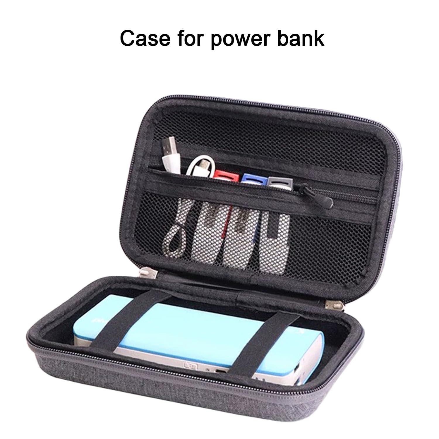 TRIPHKAR Custodia Protettiva Rigida Borsa per Game Boy Classic, 3DS XL, 3DS LL Console, Hard Disk 3.5 Inch Interno, Power Bank e Accessori (Solo Case)