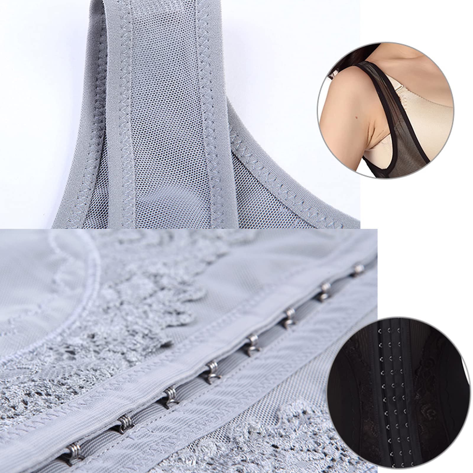 Body Modellante Donna Senza Cuciture KSKshape - Shapewear Open Bust Per Figura A Clessidra