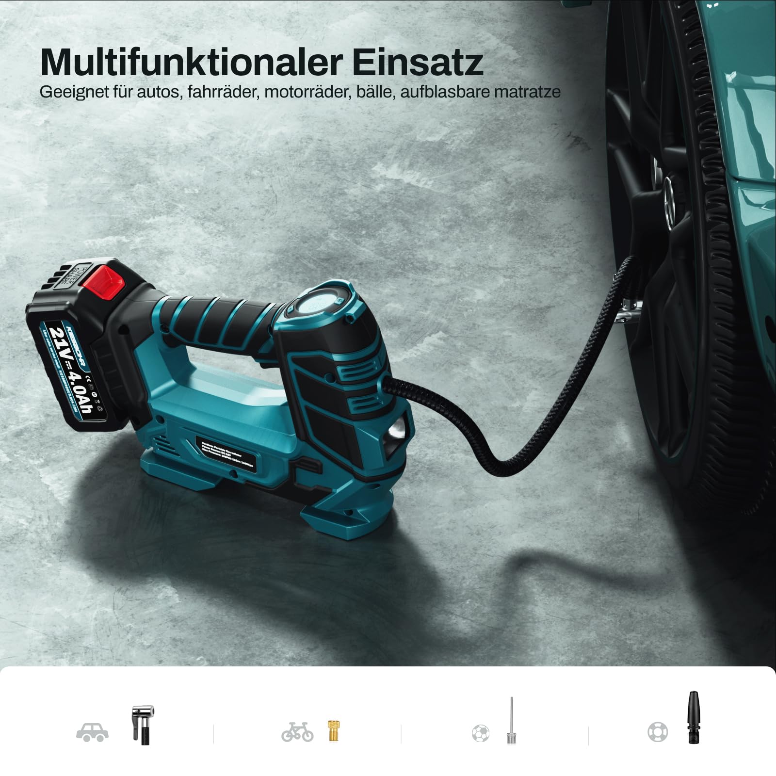 Bosch elektrische fietspomp / luchtpomp / minicompressor EasyPump (3,0