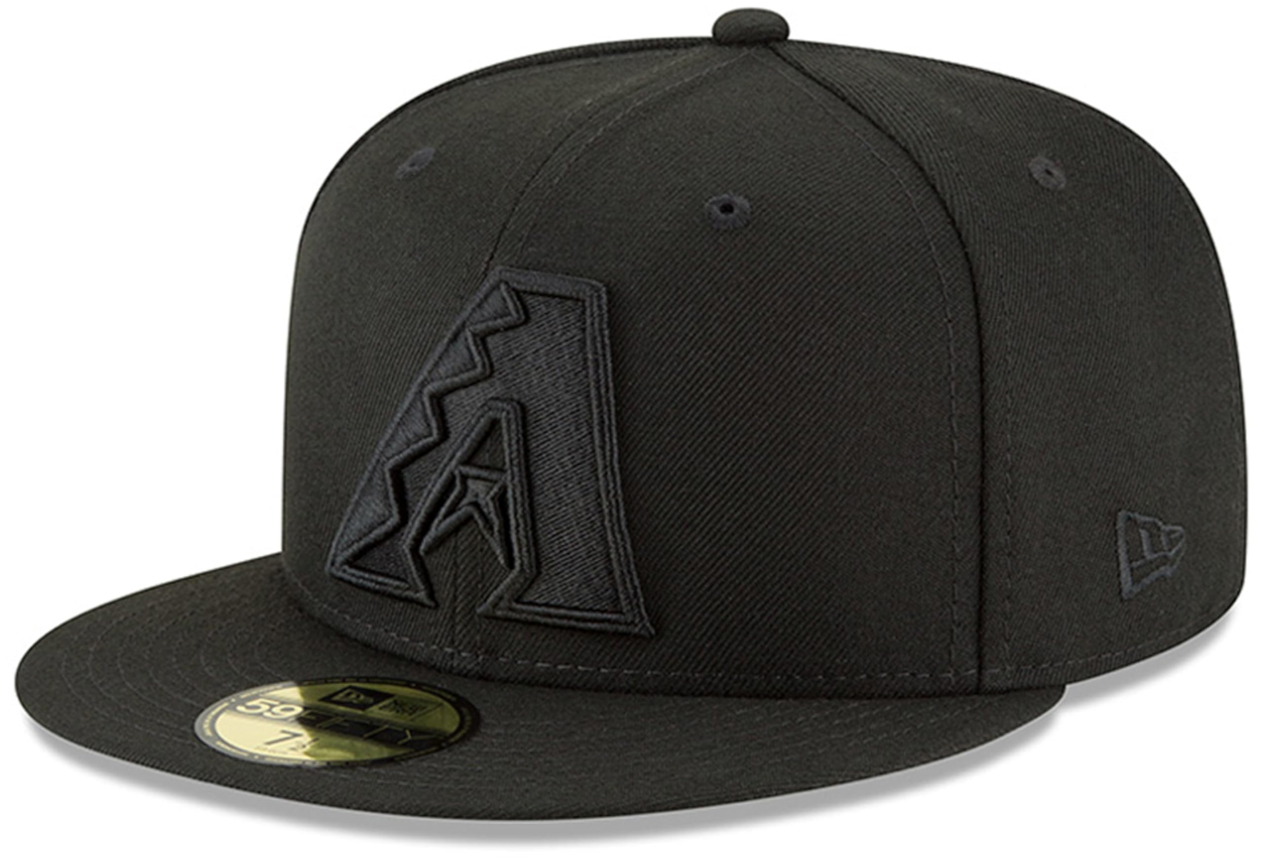 New EraMLB 59FIFTY Black Black Authentic Collection Fitted On Field Game Cap Hat