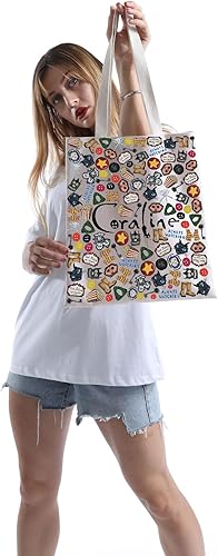 Miniatura 5 de POFULL Regalo inspirado en películas de dibujos animados, regalo de terror, película de fantasía, regalo de cosplay, Bolso de mano coral de dibujos