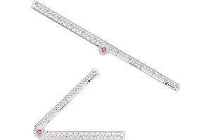 SINGER 12-Inch Folding Ruler with Inches and Centimeters