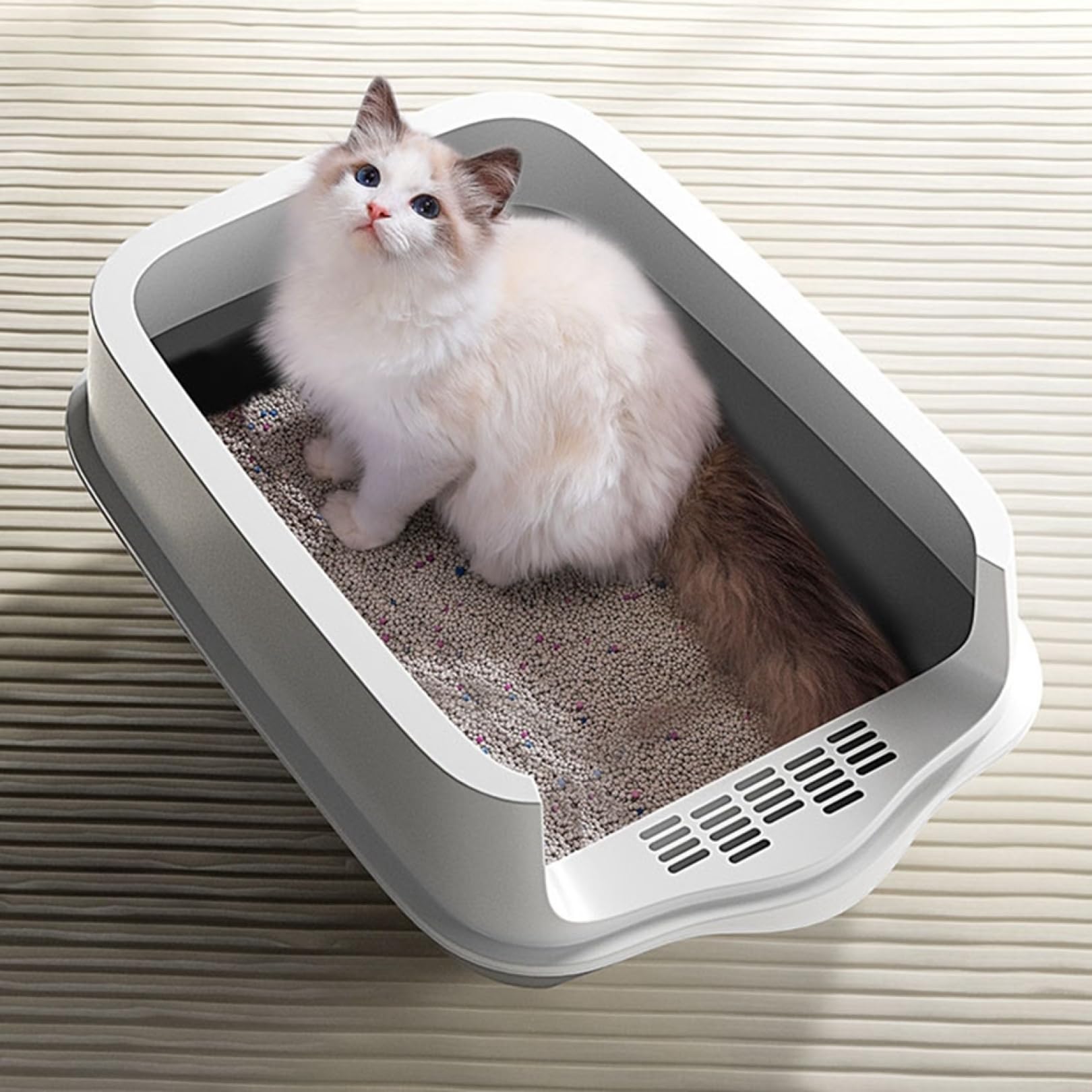 猫トイレ ドーム型 大型 猫用トイレ本体 横から スコップ付き おしゃれ 猫用 トイレ 掃除簡単 猫砂飛散防止 丸洗い可能 軽量 いぬ猫 | 猫トイレ ドーム型 大型 猫用トイレ本体 横から スコップ付き