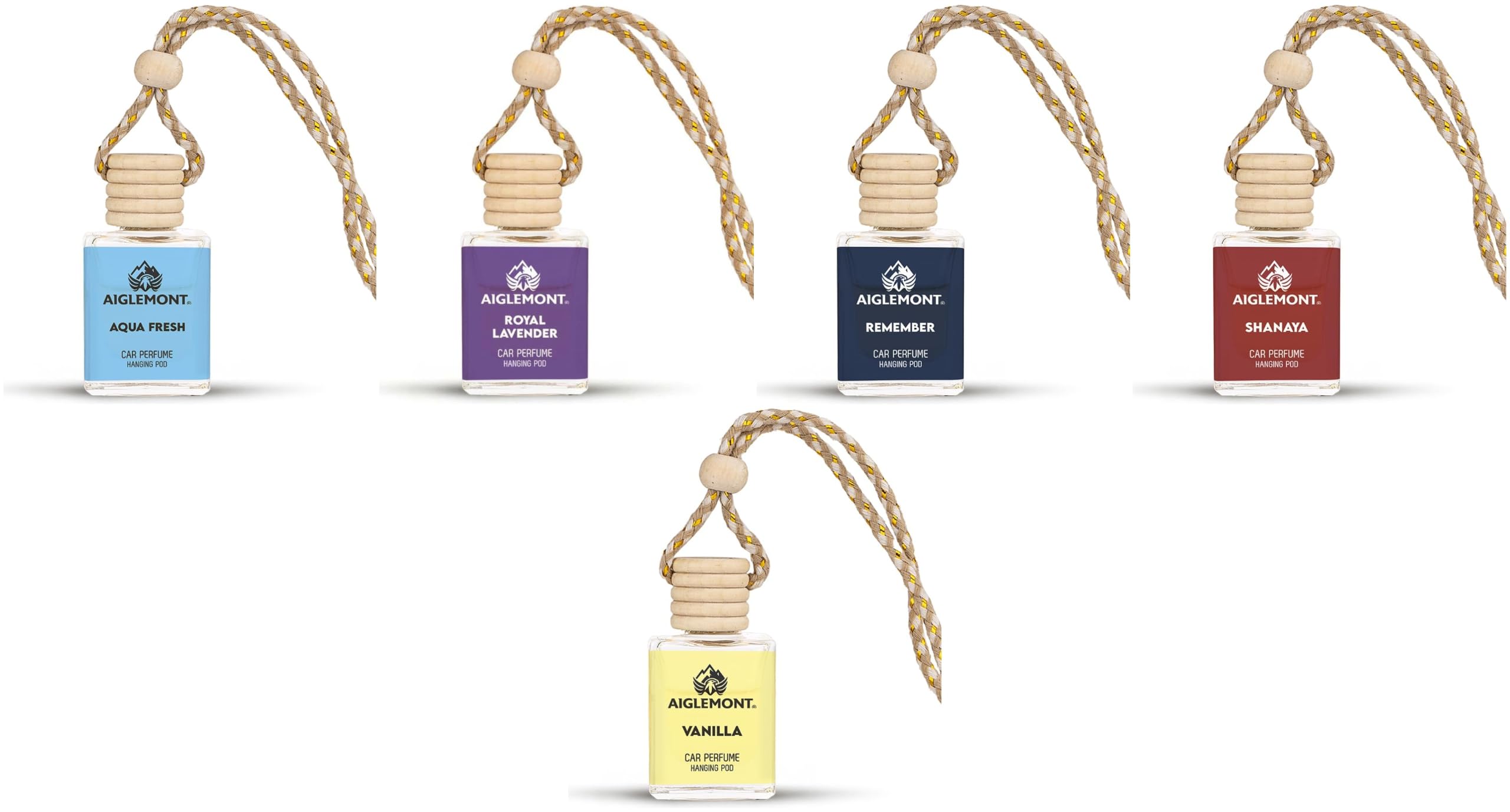 Car Perfumes combos | Aqua Fresh+ Royal Lavender + Royal Remember+ Shanaya+ Vanilla| Combo of 5 | 10 ml Each-image-37