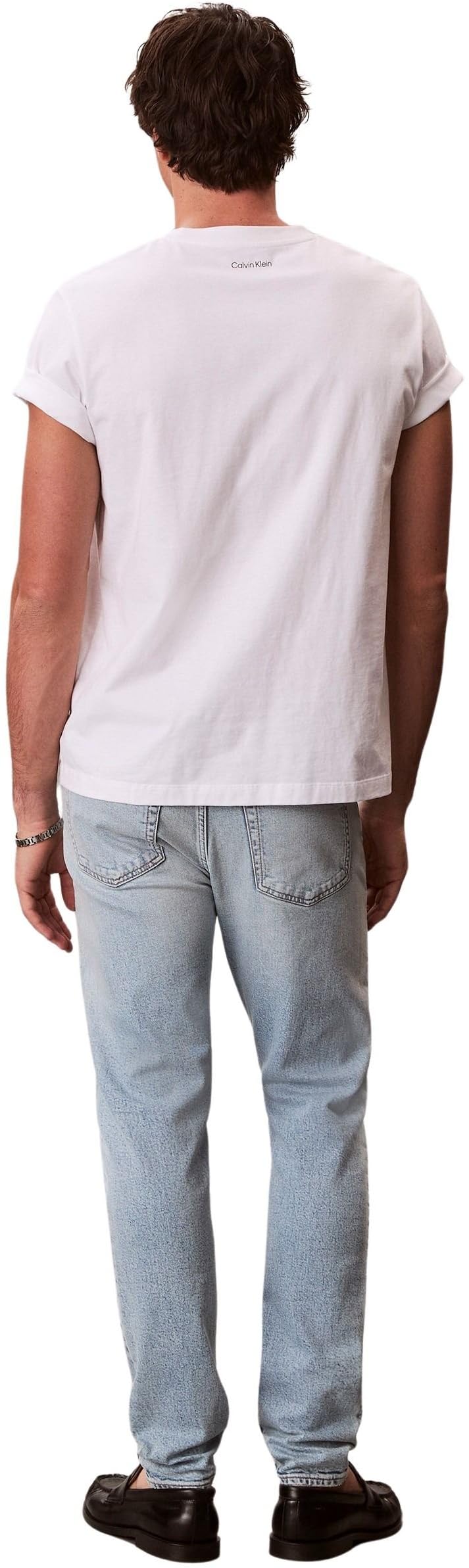 Calvin Klein Slim Taper Marbled Beacon Jean Lv04rf741g - Dżins Mężczyźni