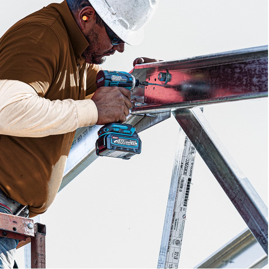 MAKITA TD001GZ 40V Max Li-ion XGT Brushless Impact Driver – Batterie e caricabatterie non inclusi