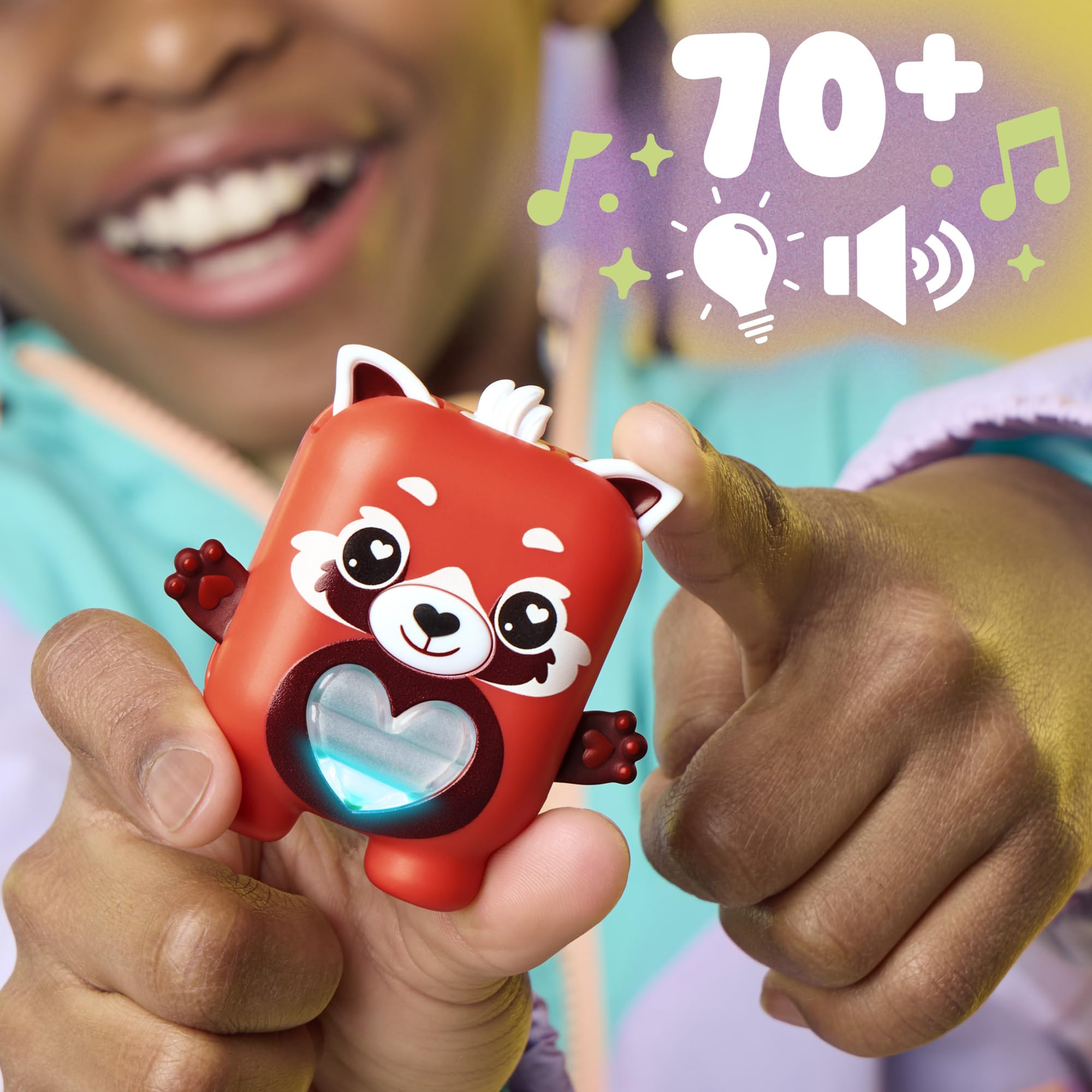 Hasbro Nano-mals Pamanda the Red Panda Electronic Fidget Pet, Rot, 6.9 cm (2.7 inches) tall - Image 4