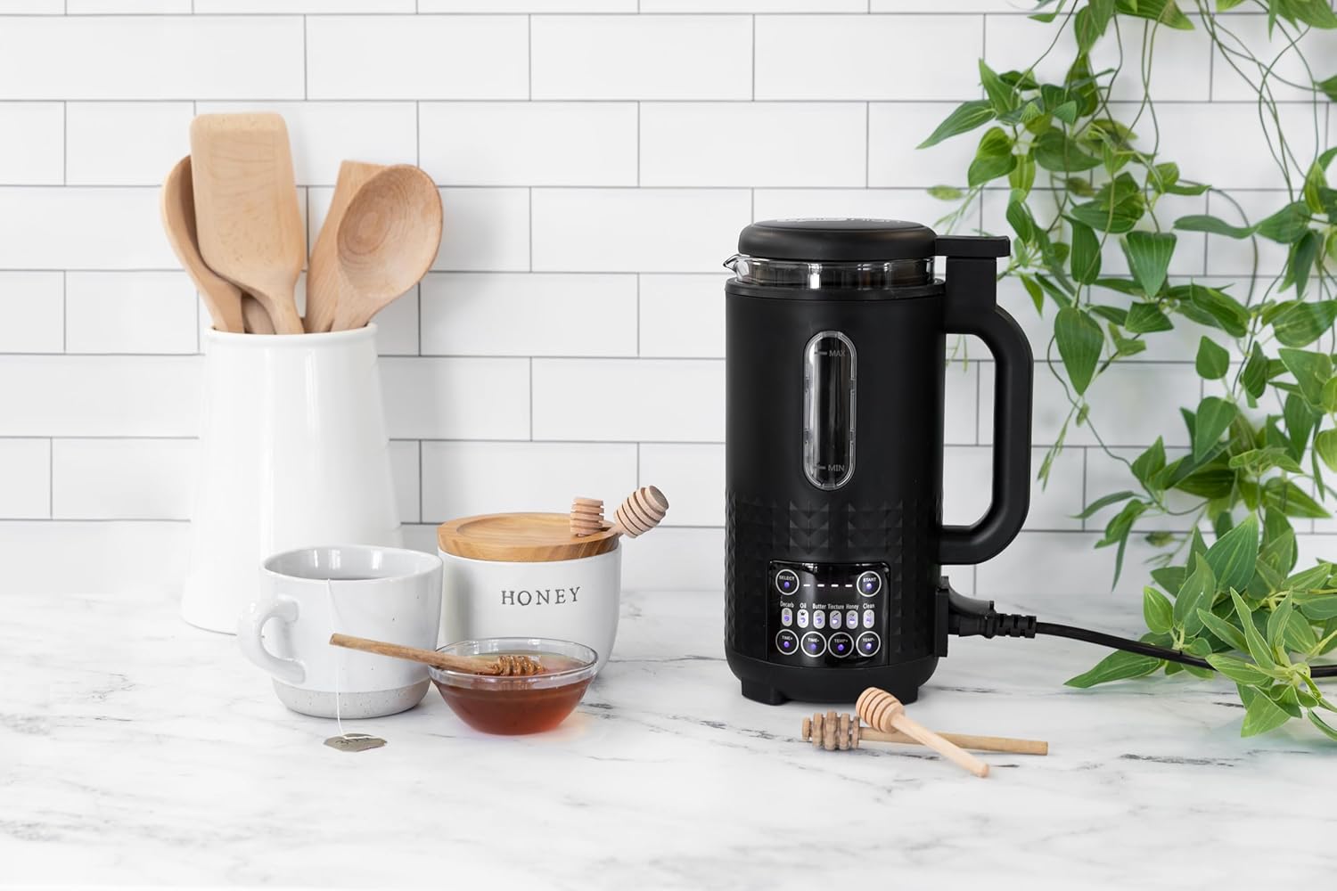 Hello High Ultra Infuser - Herbal Oil & Butter Infuser Machine, Decarboxylator, All-in-One Herb Infused Butter Maker, Easily Infuse 1-3 Cups, with Butter Mold Included