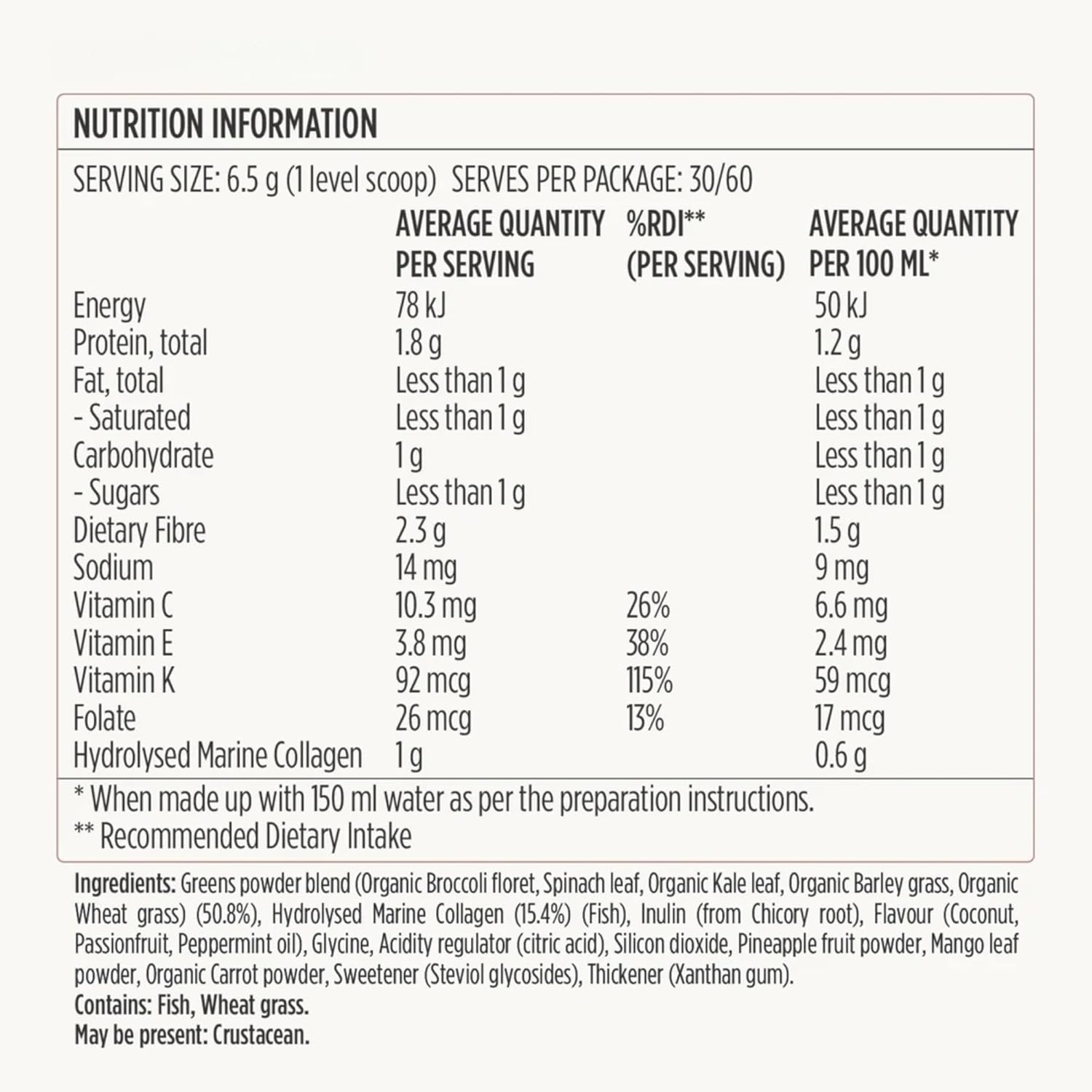 JSHealth Super Greens Powder - Greens & Collagen Powder - Superfood Powder with Marine Collagen Peptides, Vitamins & Veggies, 30 Servings - Image 4