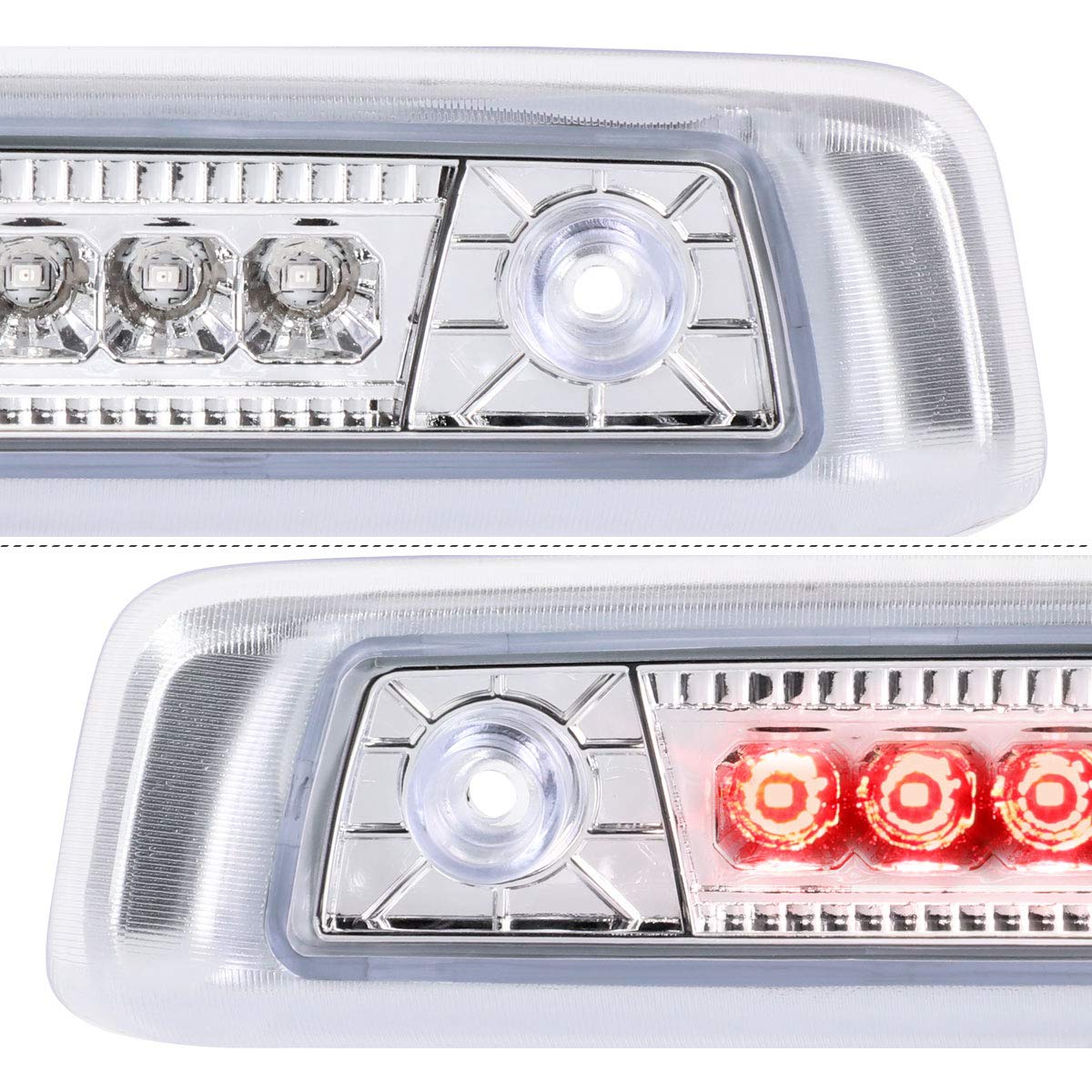 Amazon.com: PM PERFORMOTOR Full LED 3rd Third Brake Light High