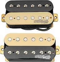 Vista 4 de Wilkinson Vintage Classic Alnico 5 Set de Pastillas Humbucker Sobrebobinadas Estilo Abierto para Guitarra Eléctrica, Zebra
