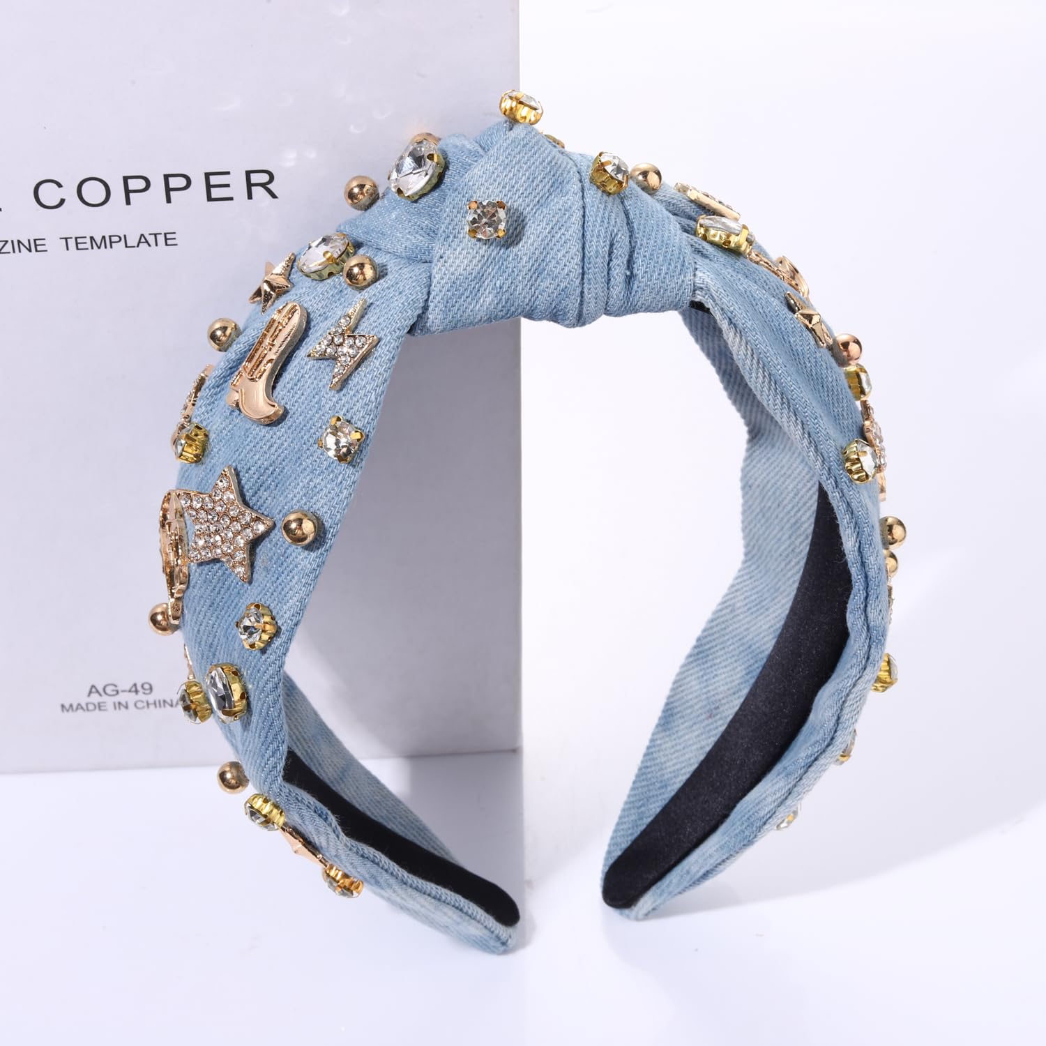 Amazon.com: MOLOCH Western Cowgirl Headband for Women Cowboy  display picture 1