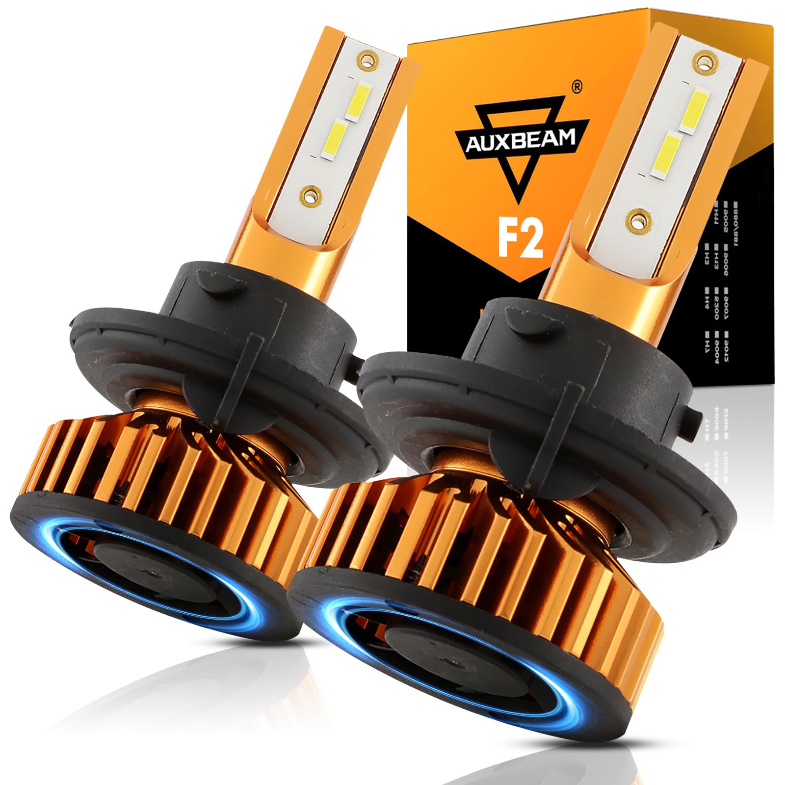 Auxbeam H13 9008 Fog Light, 10000LM 6500K Super Bright For UTV ATV Offroad Vehicles