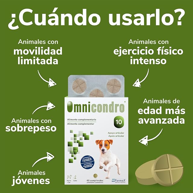 Foto 3 de 6 de Omnicondro 10 Hifarmax - Condroprotector para Perros y Gatos