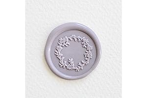 UNIQOOO Botanical Wreath Stamp for Personalized Touches