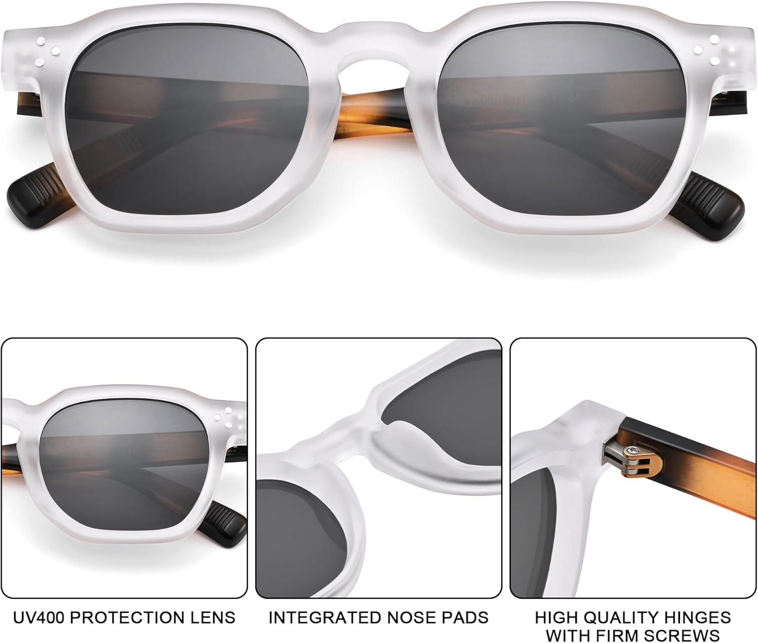 Pro Acme Retro Sunglasses for Men Women Sun Glasses Vintage Driving Shades UV Blocking - Image 5