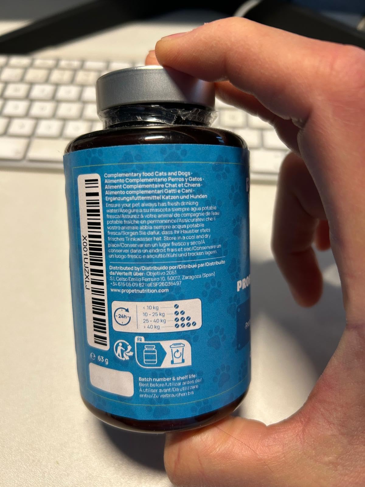 Probiotique Chien + Prebiotique + Vitamines. 11 Souches Bio-Actives. 10 Milliards UFC. 120 Comprimés. Probiotique Flore Intestinale Chien. Propet Nutrition
