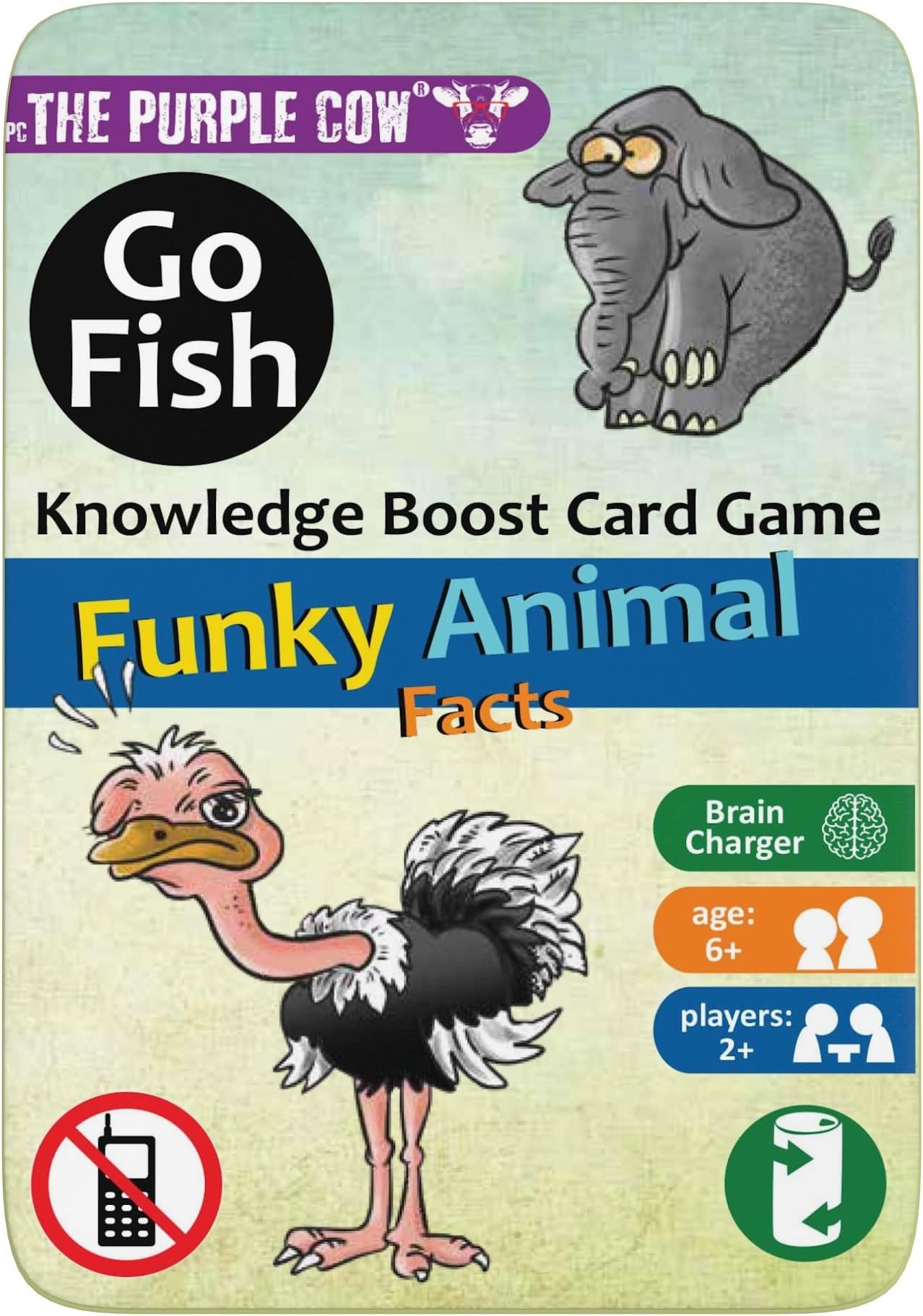 The Purple Cow Go Fish! - Funky Animals Facts