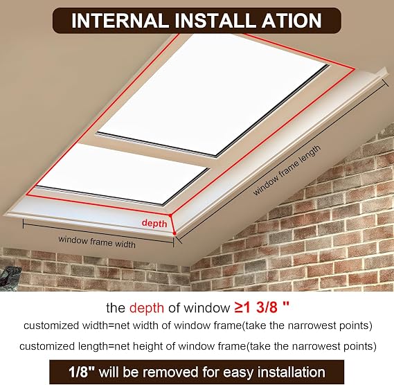 Motorized Honeycomb Shades Cordless Over-size Customized Cellular Blinds Window Shades for Skylight Roof Inclined Plane Room Windows-grey(93021F)
