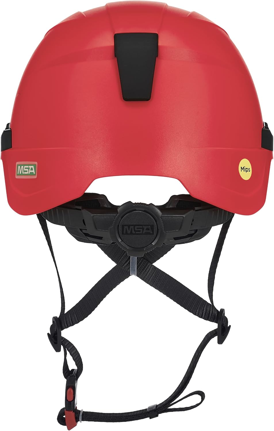 MSA V-Gard H2 Pro Safety Type 2 Helmet with Comfortable Fas-Trac III Ratchet Suspension |Push-Button Accessory Rail and Universal Lighting Clips | MIPS® Protection System | Standard Size