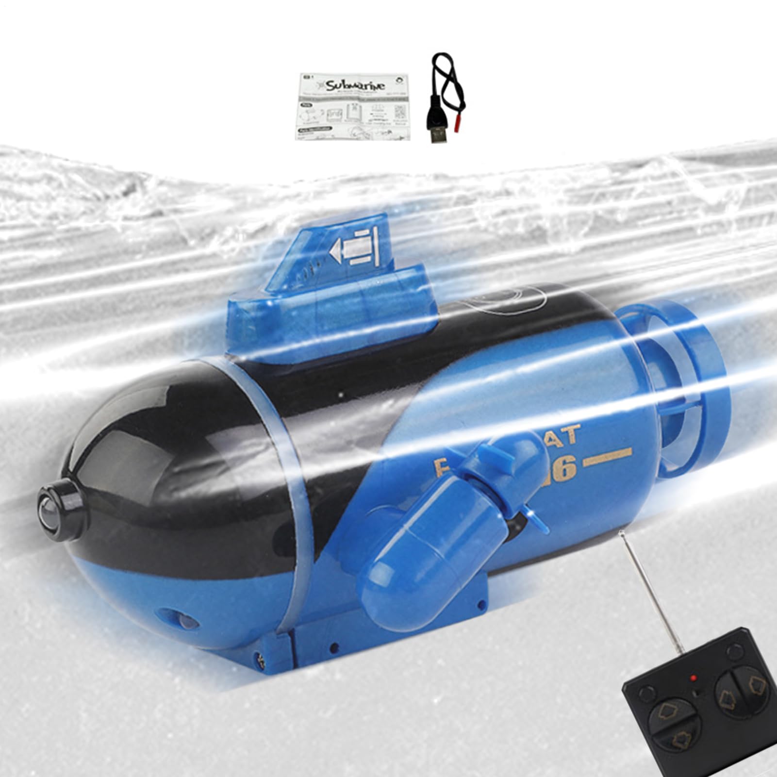 Barche RC per bambini, Barca telecomandata per bambini - Giocattolo da sub per ragazzi - Sottomarino elettrico ricaricabile USB resistente all'acqua per immersioni subacquee per vasche da bagno, acqua