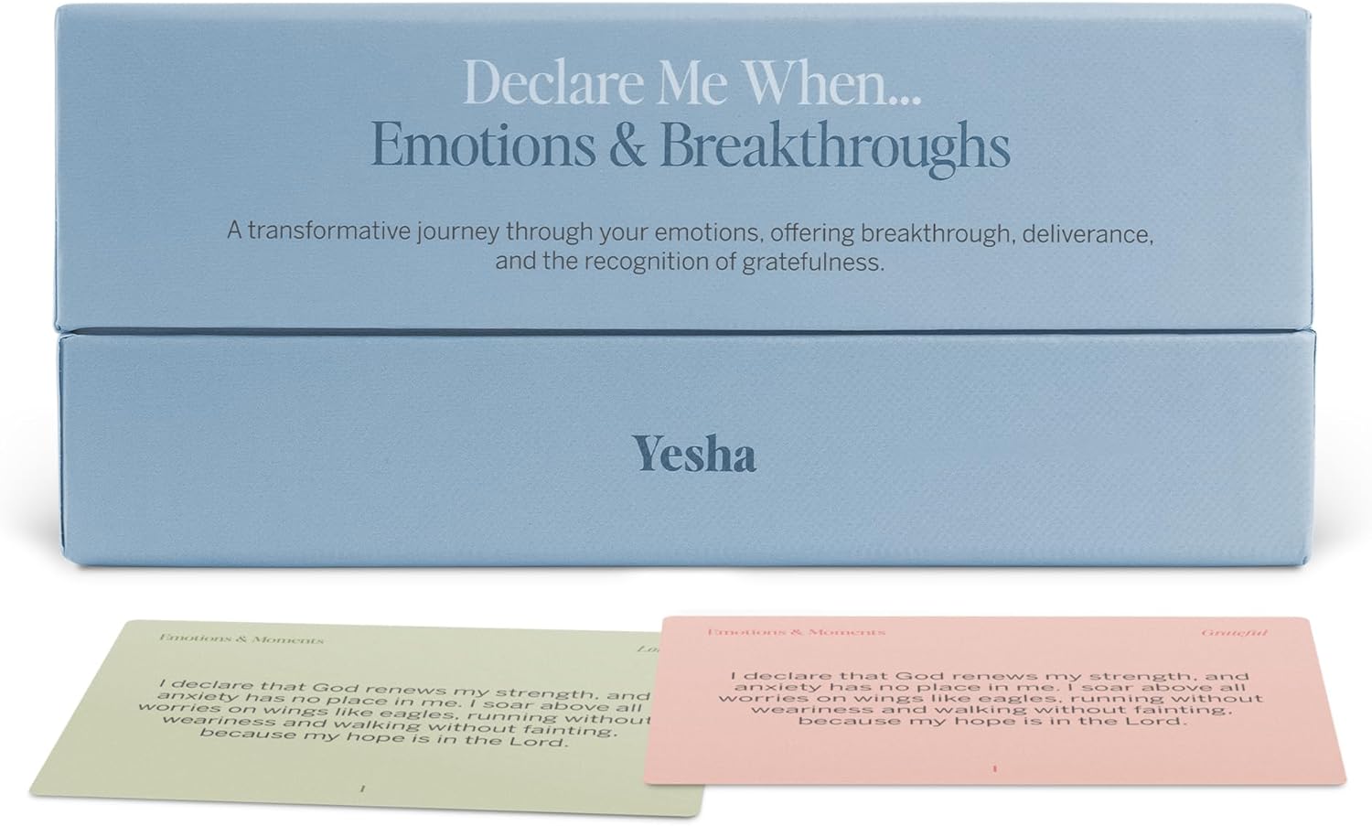 Yesha Bible Verse Cards, Scripture Cards & Christian Prayer Cards – Daily Devotional Cards for Faith, Encouragement & God’s Promises – 100 Mini Scripture Cards for Emotional Healing, Mental Health & Encouragement