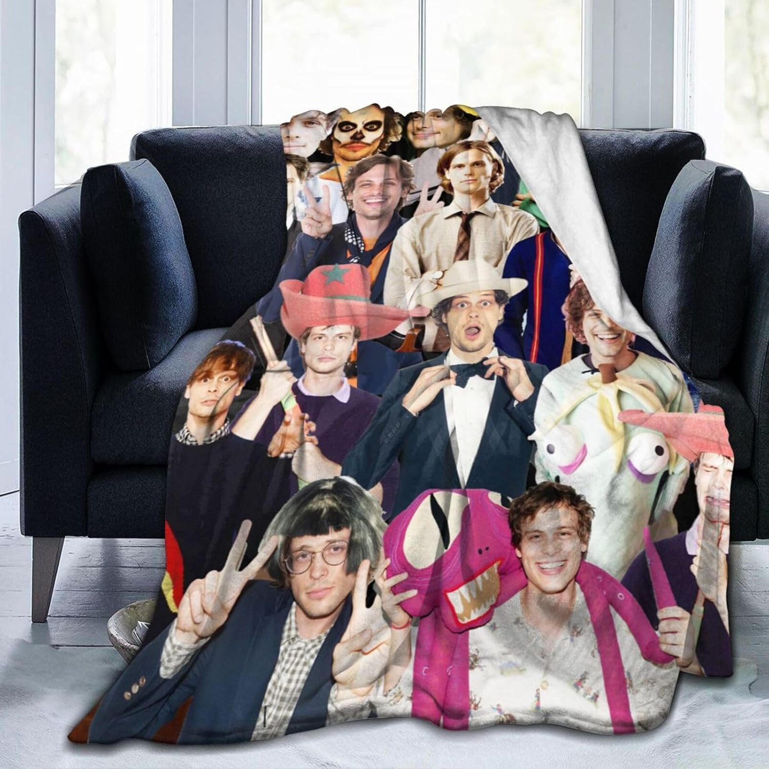 Blanket Matthew Gray Gubler Soft and Comfortable Wool