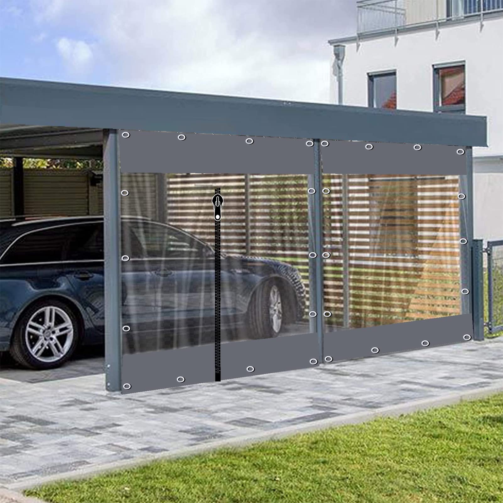 Pannelli laterali ipereabili per pergola tende da esterno in plastica