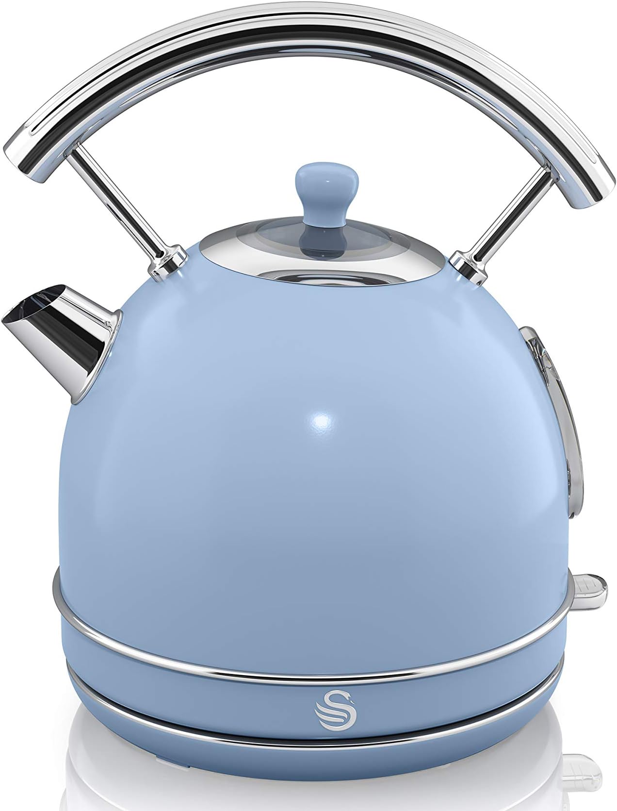 Swan Blue Retro Dome Tea Kettle, One Size