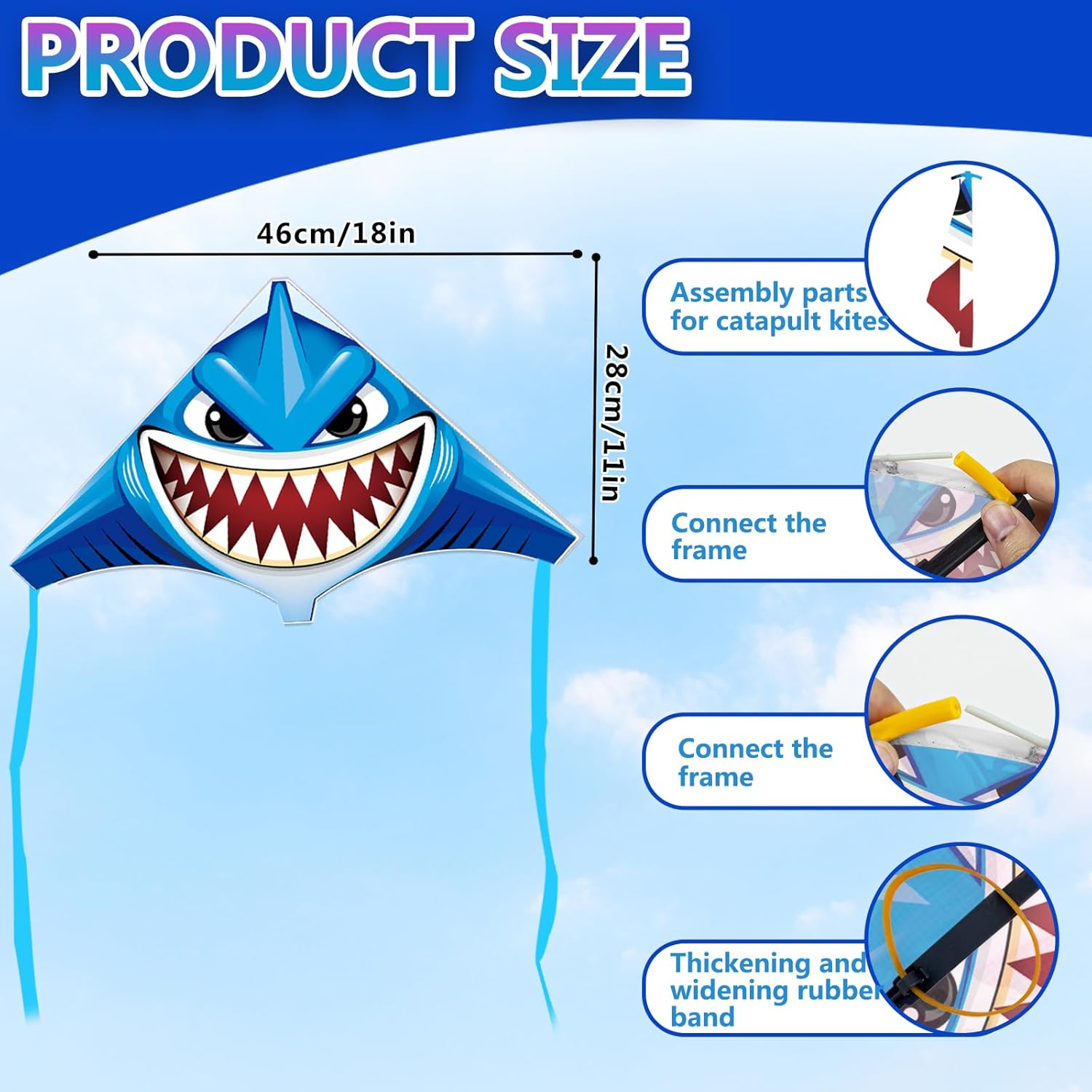 YongnKids 6 Pack Mini Kite for Boys Girls Age 3-5 4-8, Finger Launcher Kites Easy to Fly Ejection Flying Toys Kite for Kids Teens Ages Beach Park Backyard Outdoor Sports