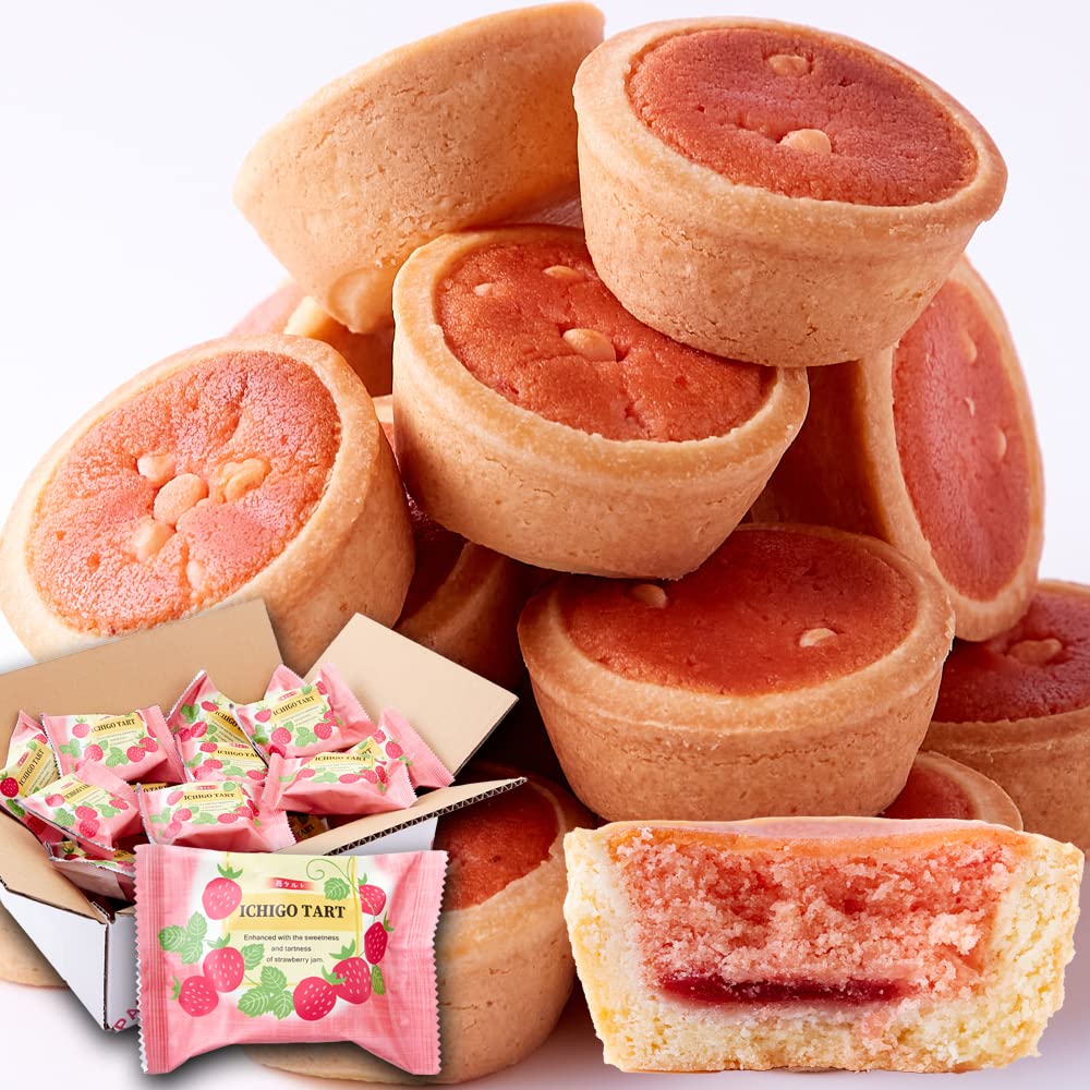 いちごたると Amazon.co.jp: Natural Life Strawberry Tart (22 Pieces