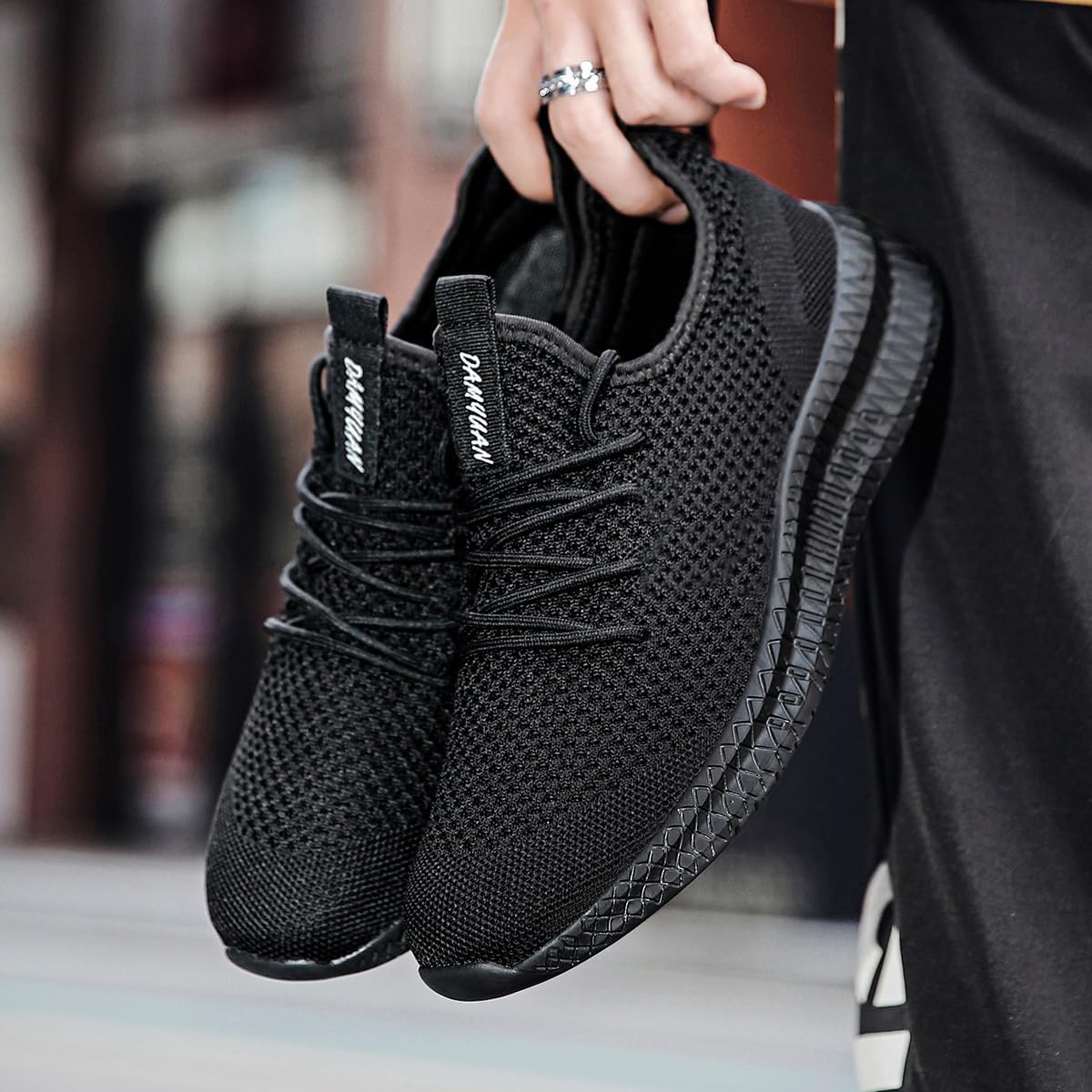 Womens Mens Walking Tennis Shoes Slip On Running Sneakers Non Slip Casual Workout Athletic Gym Work Fitness Trainers Fashion Lightweight Comfortable Breathable