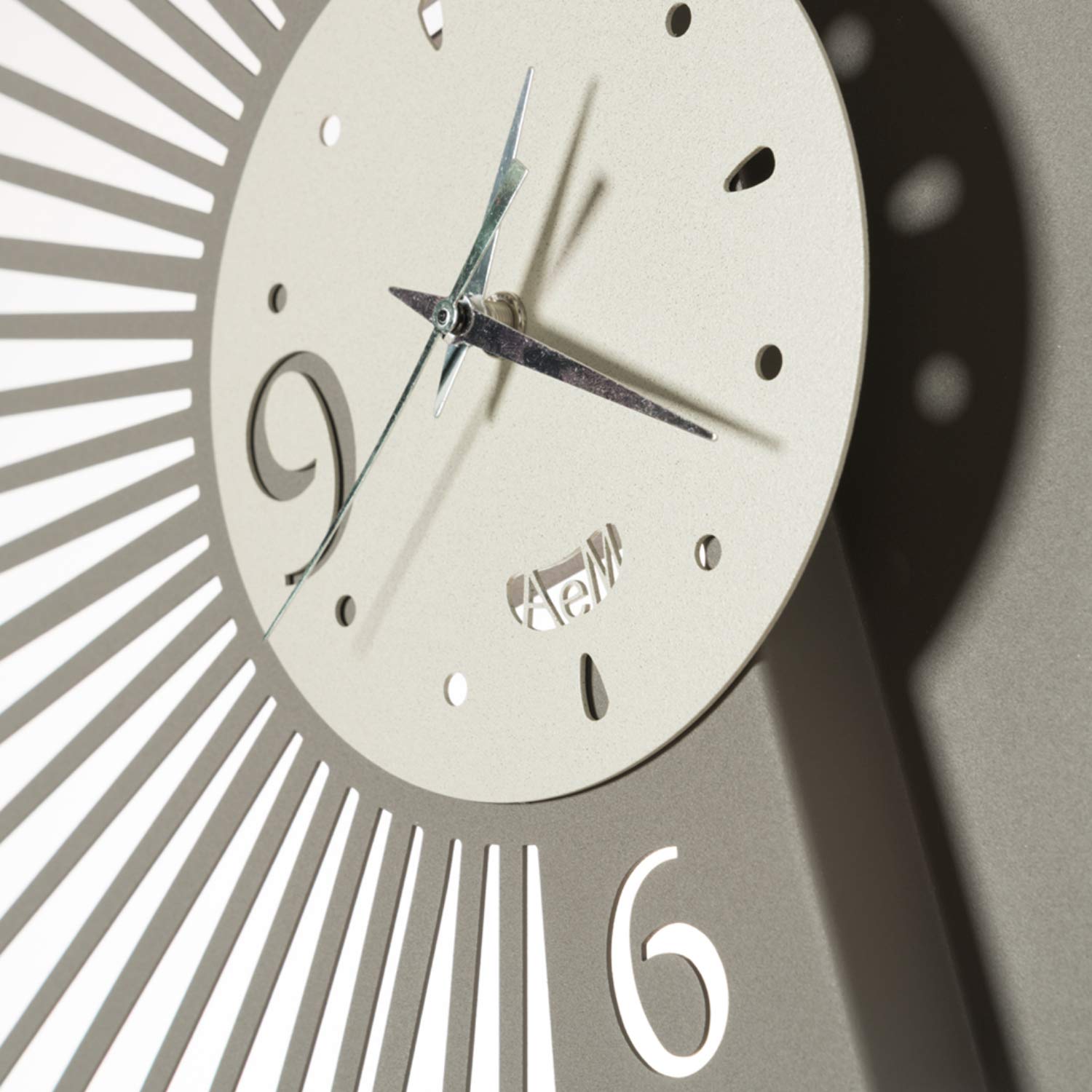 Arti e Mestieri 壁掛け時計　Made in Italy 【希少】 ☆バタフライスプリング ウォールクロック（スレート） | ARTI E