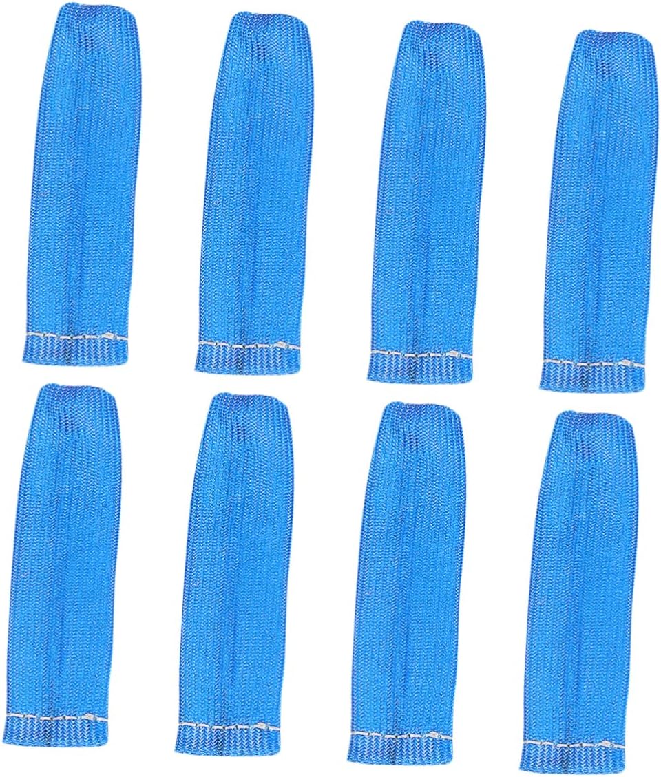 8pcs Fiberglass Tube Heat Shield Wire Protector for Spark Plugs High Temp Resistant Cover