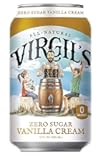 Virgil’s, Zero Sugar Vanilla Cream, Great Tasting Zero Calorie Keto Friendly Soda (24- 12oz cans)