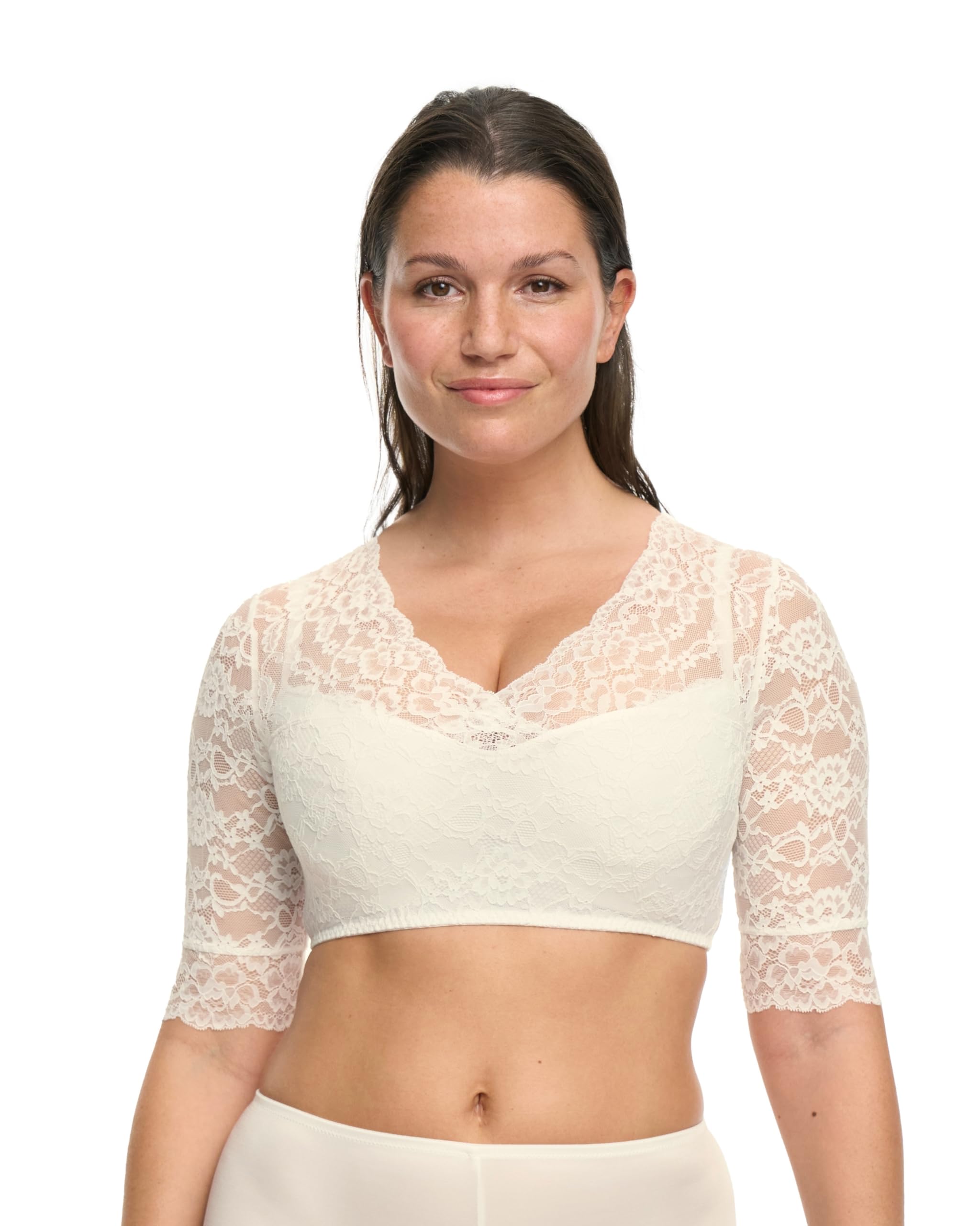Susa Damen 5568 Wiesn-zauber Dirndl-Bluse halbarm (1er Pack)