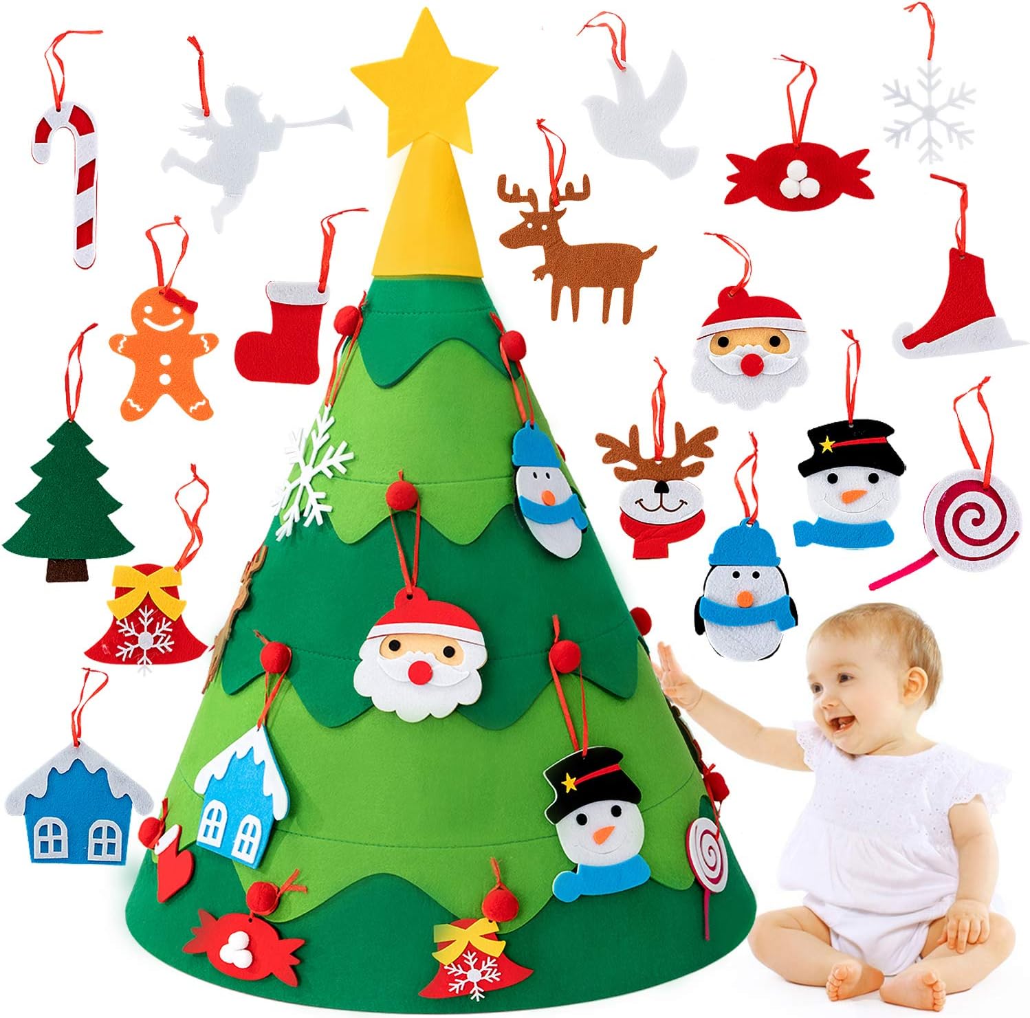 HBlife Felt Christmas Tree (A)