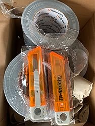 3 Rollen Panzerband 30m X 50mm - Extra Starkes Gewebeklebeband Wasserdicht Schwarz