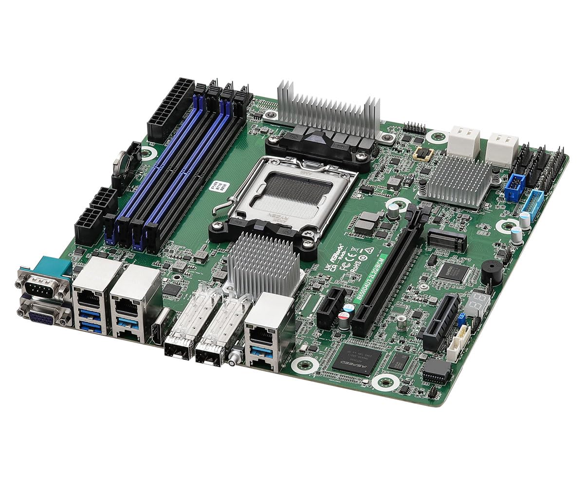Amazon.com: ASRock Rack Server Motherboard B650D4U3-2L2Q/BCM Micro