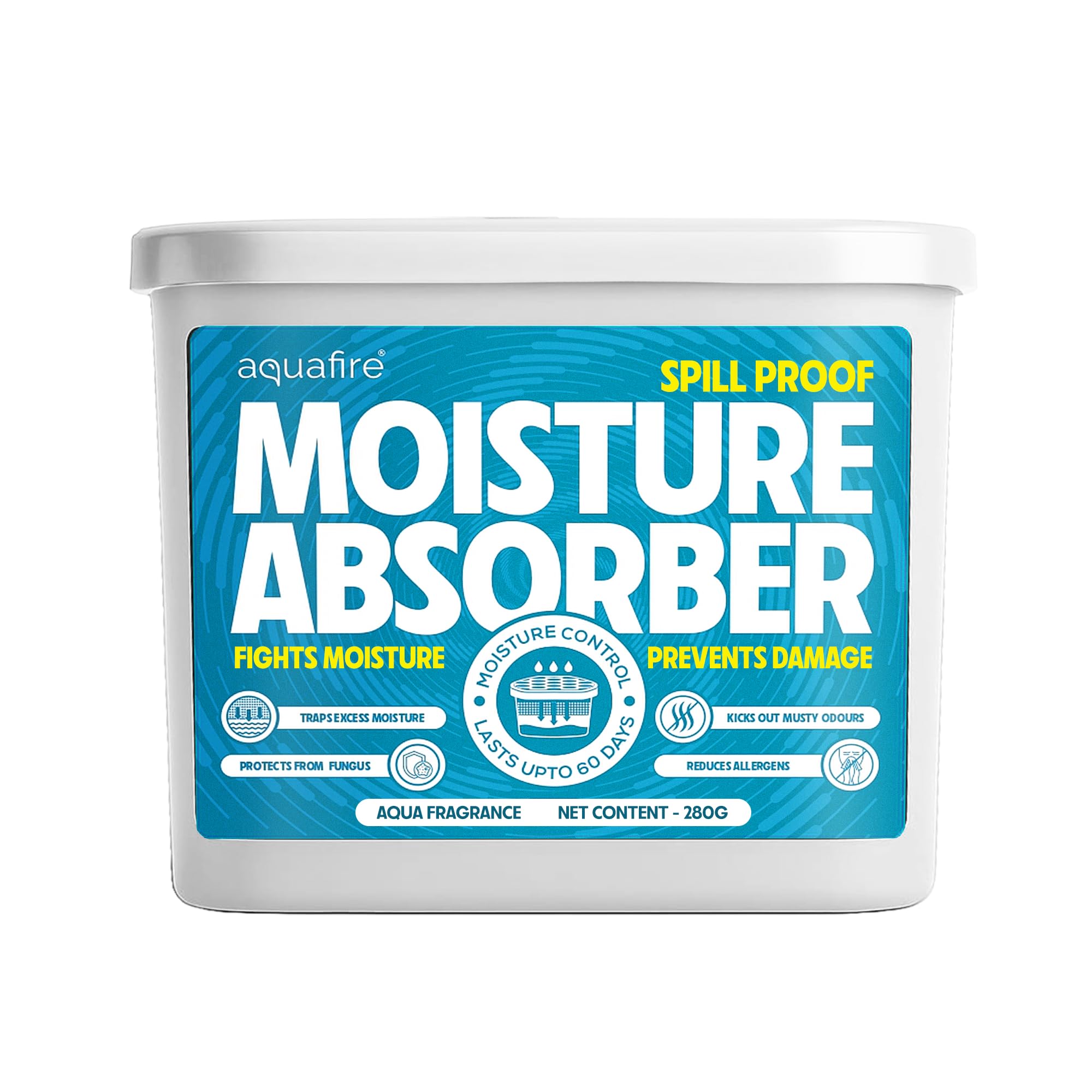 Aquafire Dehumidifier - Spill Proof & Odor Absorbing -9 Aquafire Dehumidifier - Spill Proof & Odor Absorbing -9