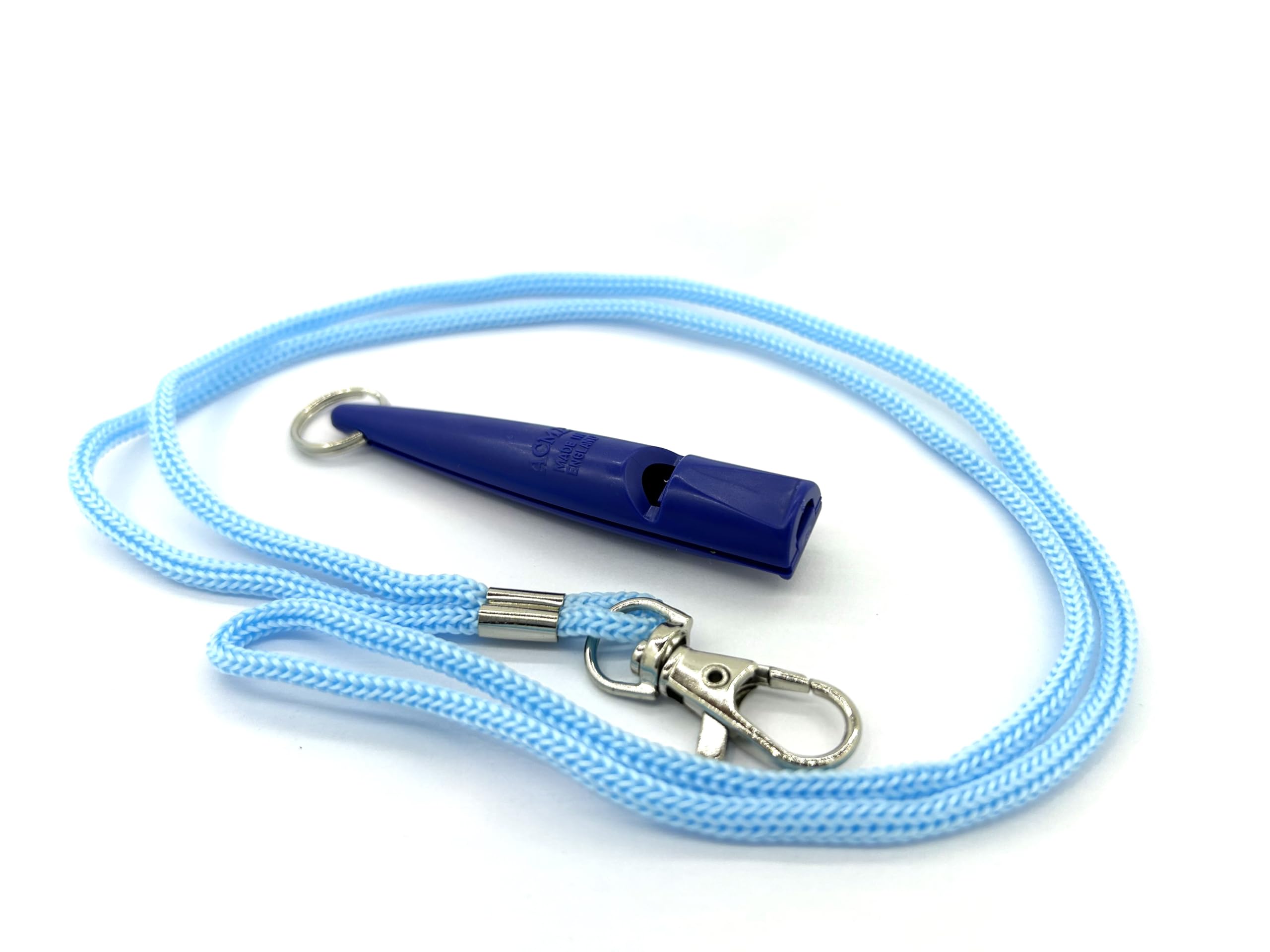 ACME 210.5 navy blue dog whistle with matching lanyard
