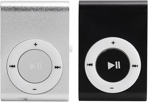 Miniatura 5 de Ultimate Music Companion: reproductor de MP3 con diseño de clip, auriculares y cable USB, tu compañero perfecto de entrenamiento y viaje (negro)