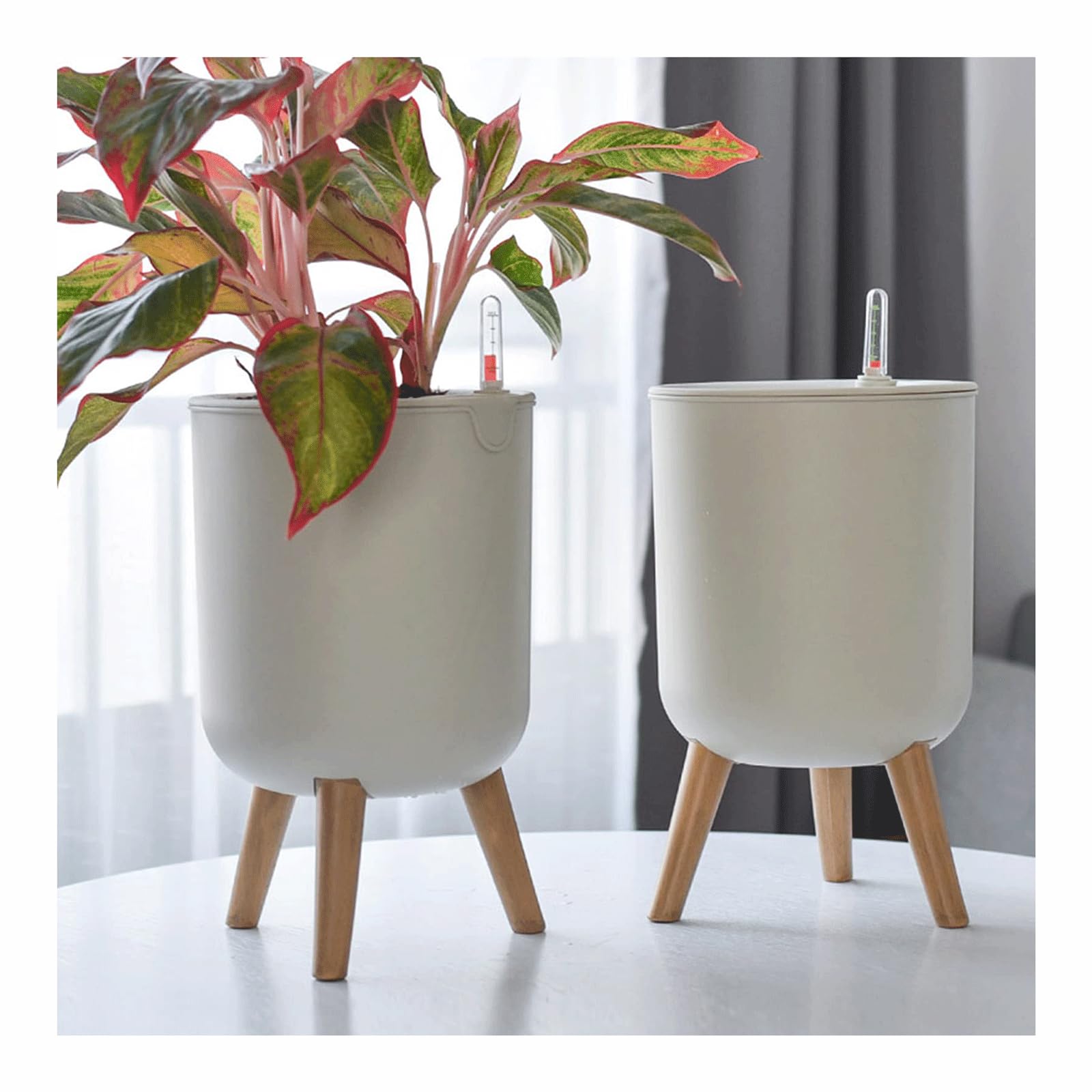 Pots de fleurs de 20,3 cm à auto-arrosage pour garder vos plantes vivantes