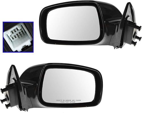 Juego de 2 espejos retrovisores laterales con calefacción eléctrica para Toyota Solara 04-08